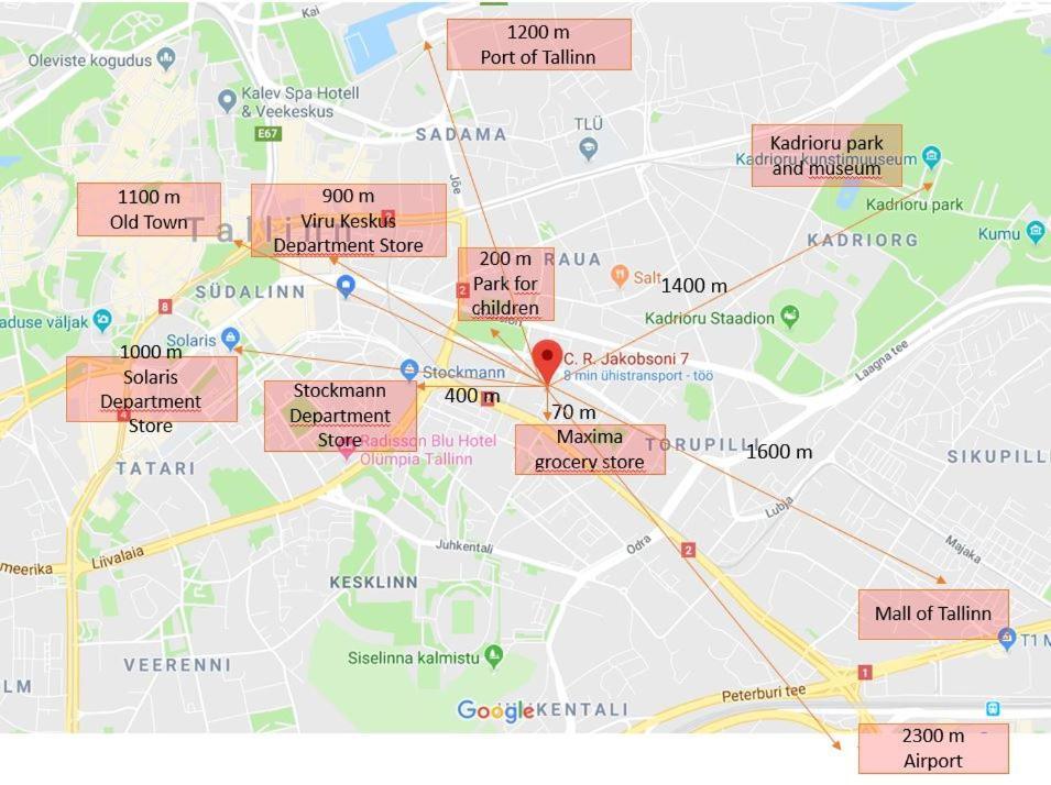 Jakobsoni 7 Apartment ทาลลินน์ ภายนอก รูปภาพ